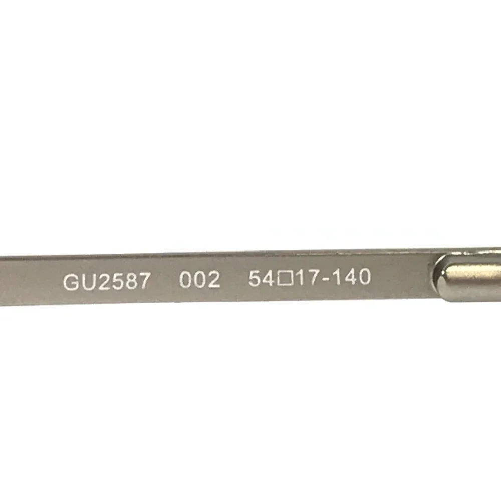 Guess Eyeglasses Frames GU2587 002 Black Silver Cat Eye Full Rim 54-17-140
